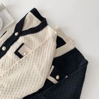 Cardigan de Tricô com Botões Perolados
